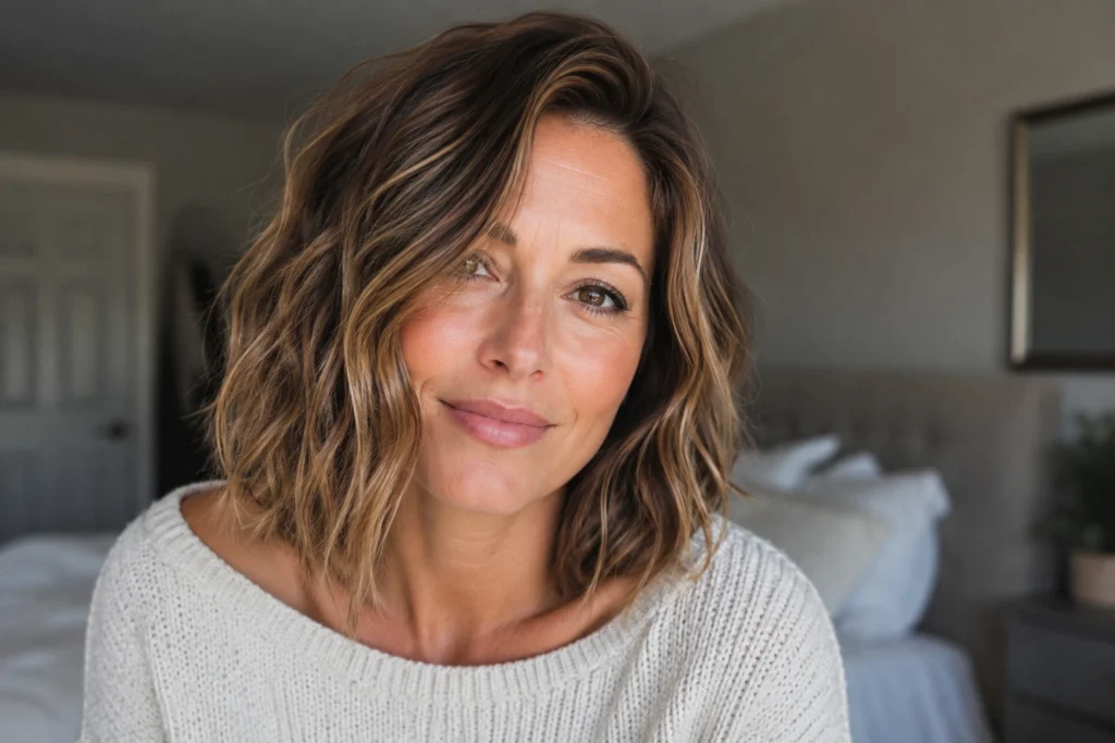 Wavy Collarbone Bob