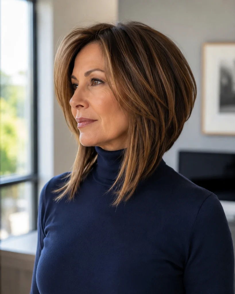 Angled Layered Bob