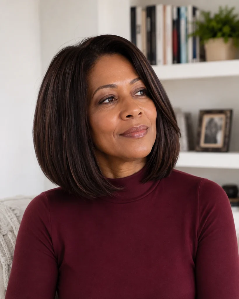 Blunt Bob with Subtle Layers