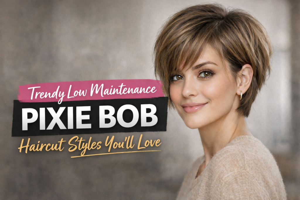 low maintenance pixie bob haircut