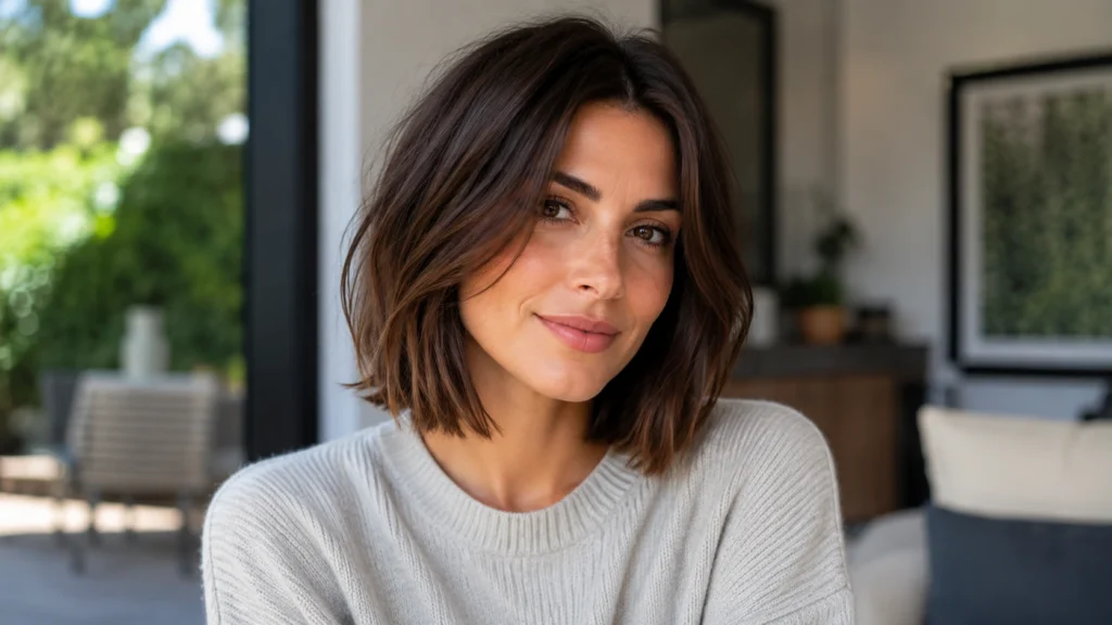 Collarbone Bob Hair Trend