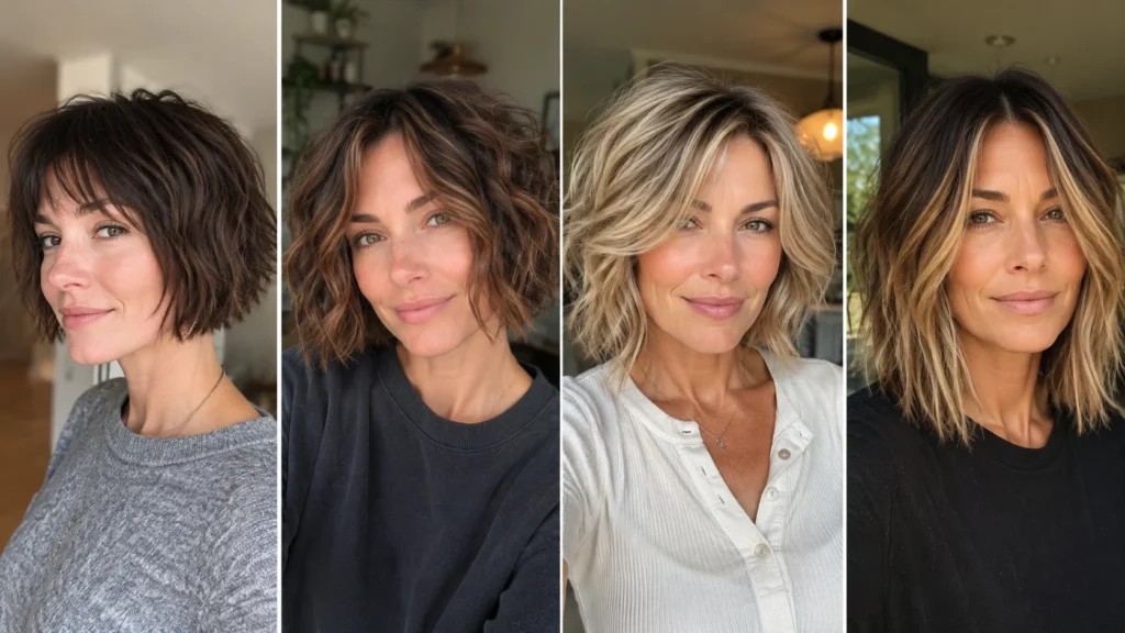 textured bob haircut styles 2026