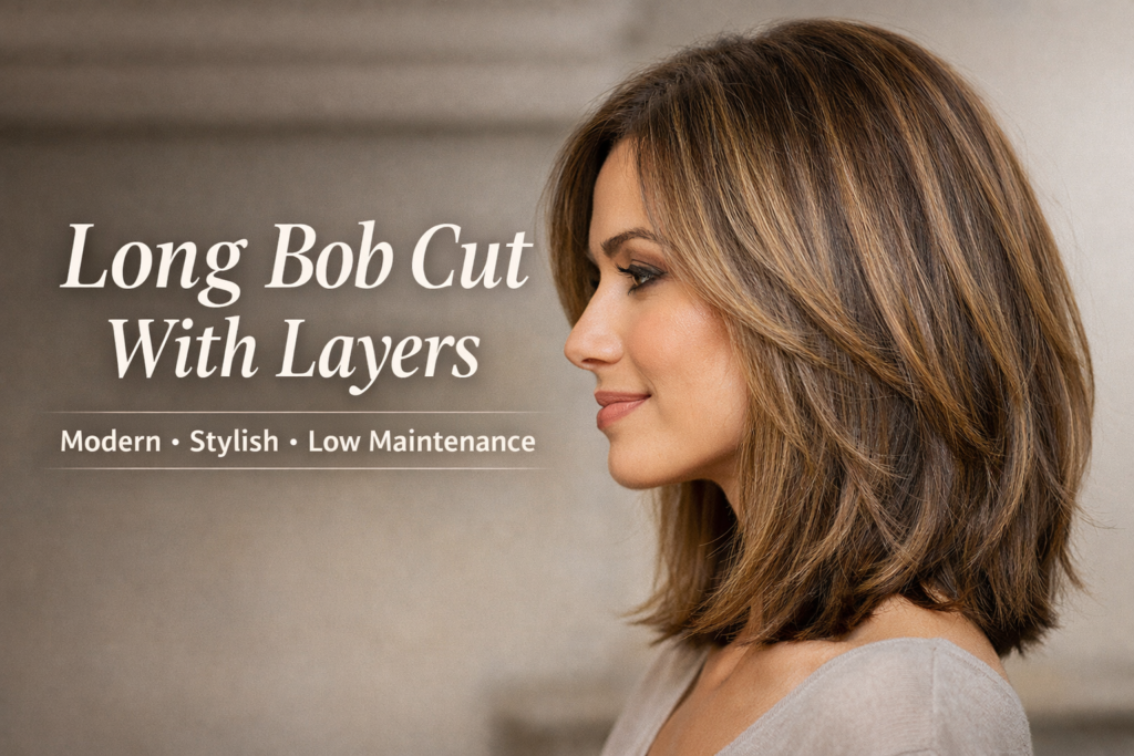Long Bob Cut With Layers