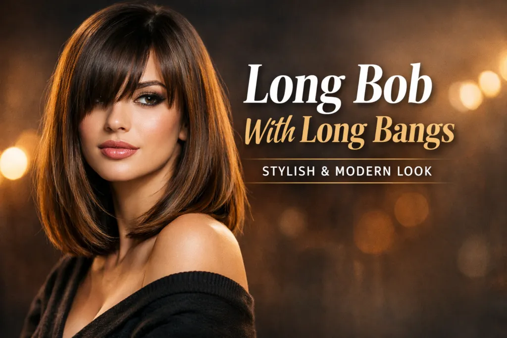 Long Bob With Long Bangs