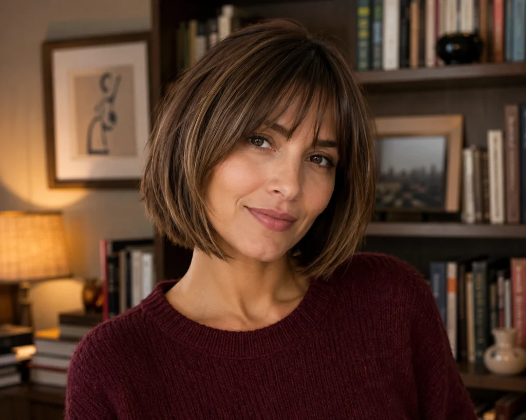 French Bob With Bangs vs No Bangs