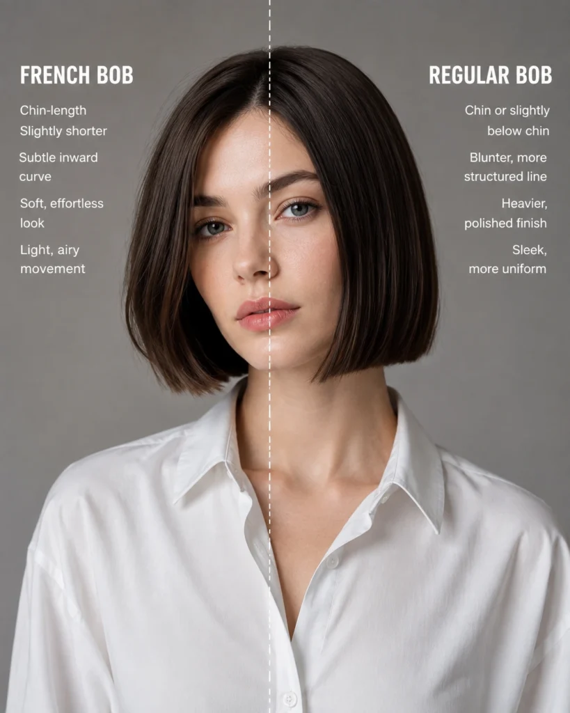 French Bob vs Regular Bob