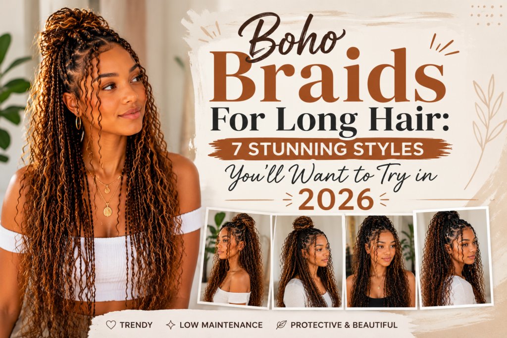 Boho Braids For Long Hair
