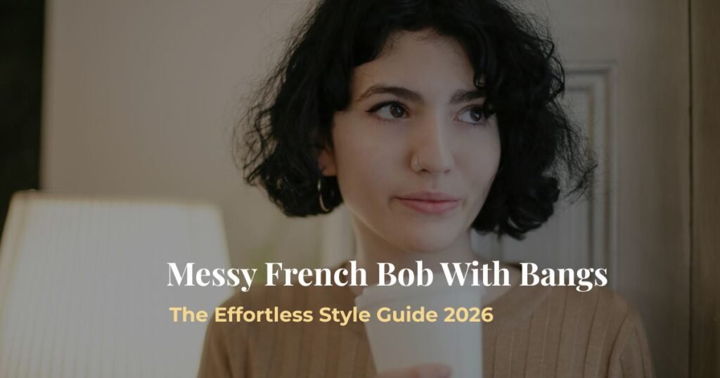 Messy French Bob With Bangs