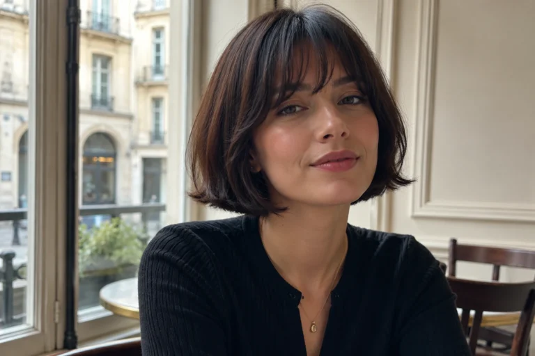 Short French Bob with Bangs