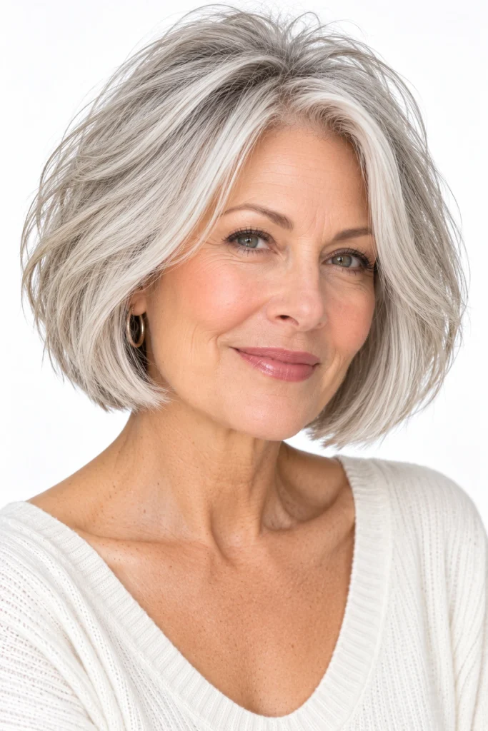  The Bob With Root Lift Styling