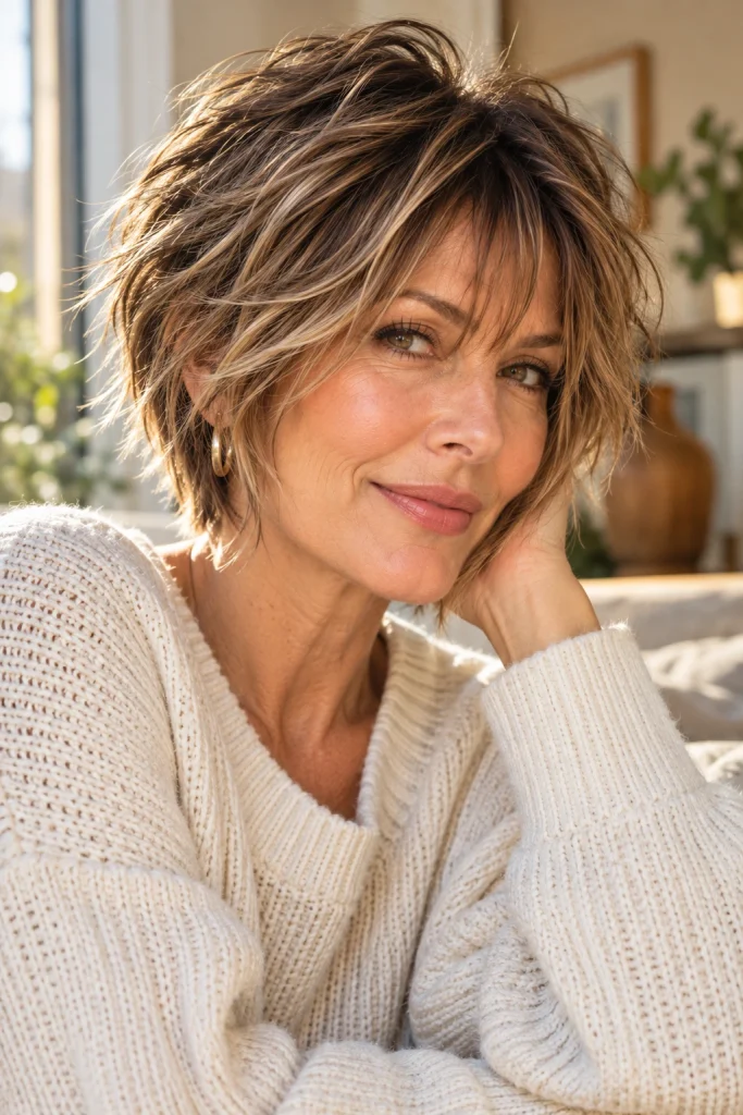 The Cropped Shag with Fringe