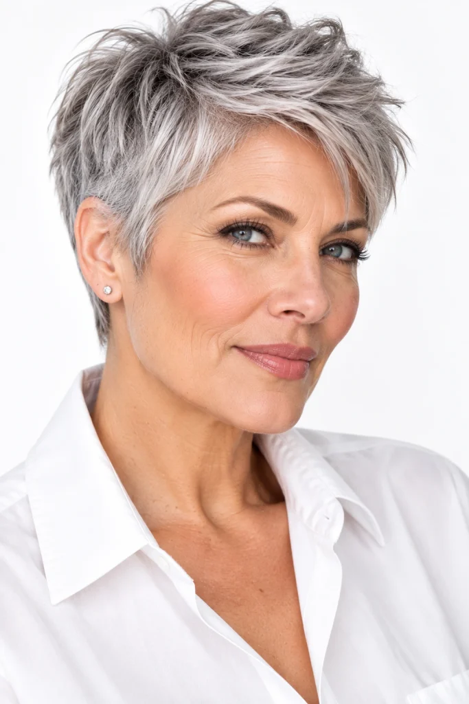 The Ear-Length Pixie Crop