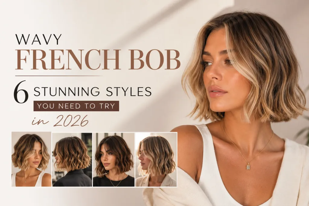 Wavy French Bob Haircut