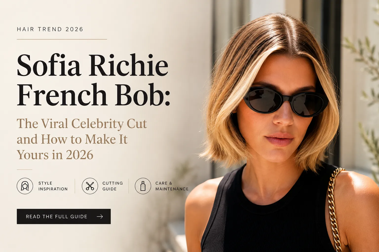Sofia Richie French Bob
