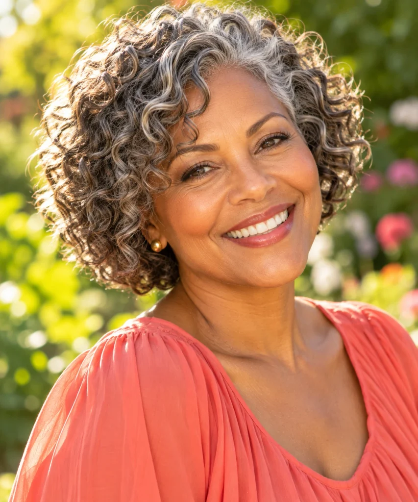  Cropped Curly Bob