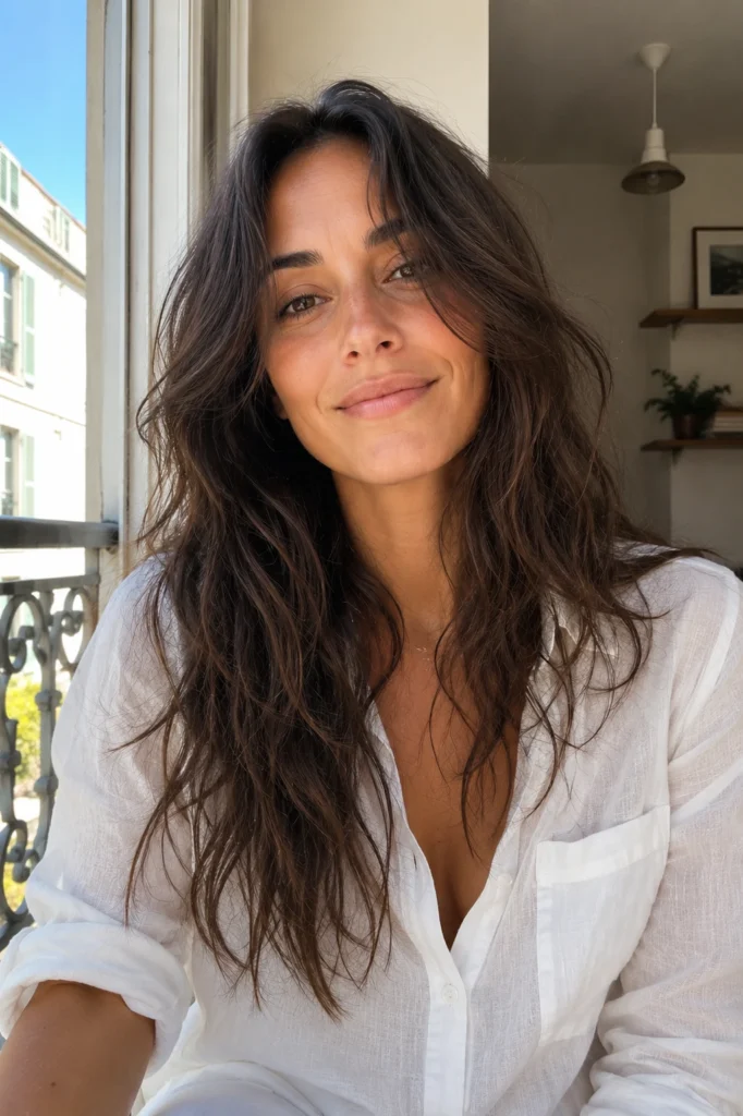 Effortless Air Dried Long Layers