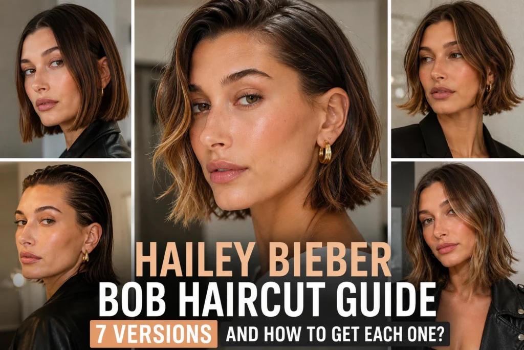 Hailey Bieber Bob Haircut Guide: 7 Versions And How To Get Each One?