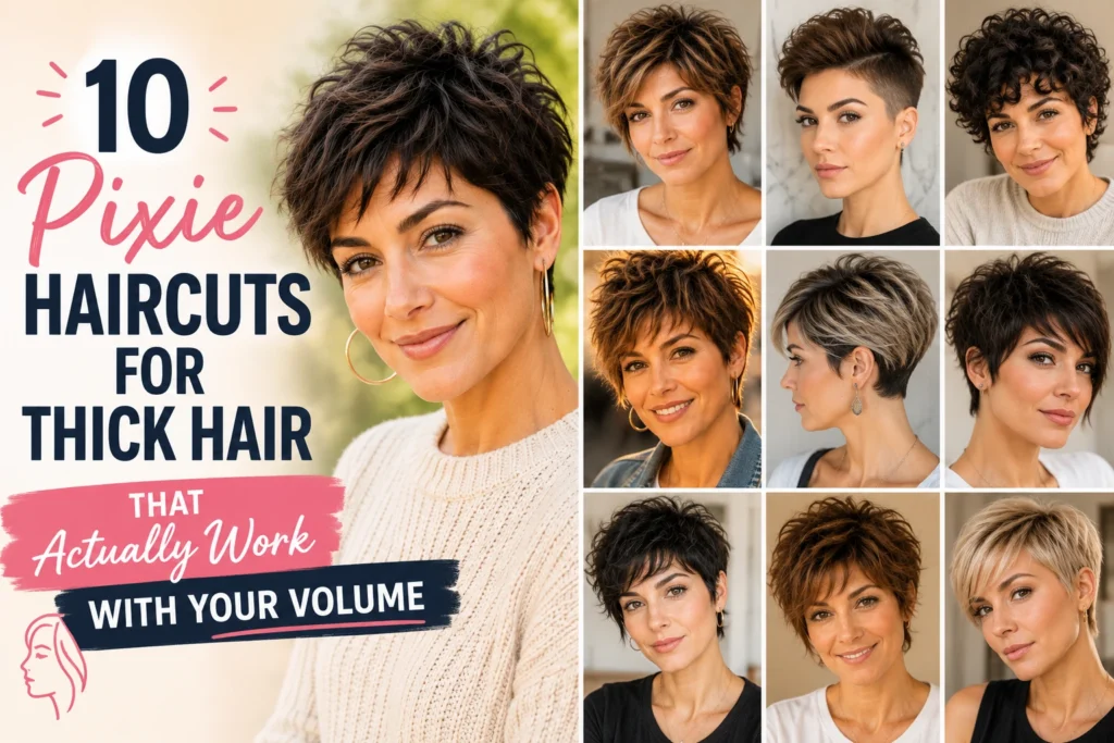 Pixie Haircuts For Thick Hair