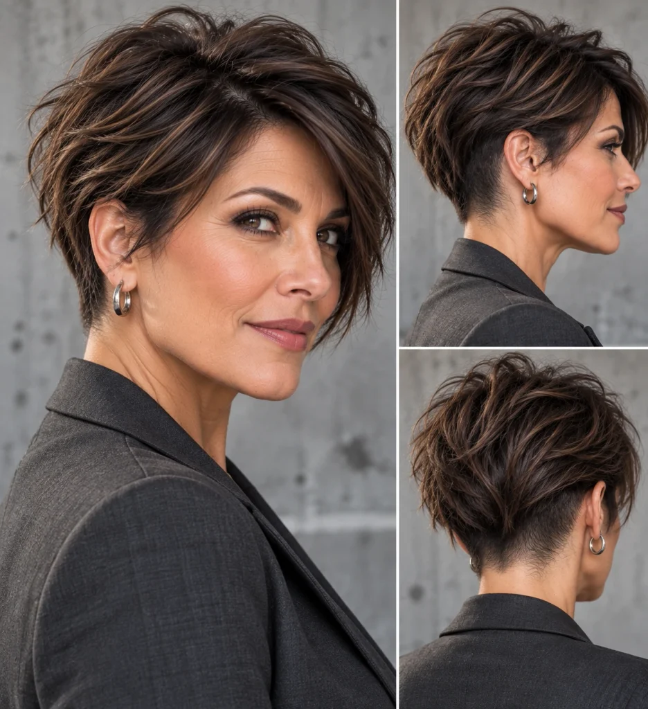 Textured Crop with Undercut