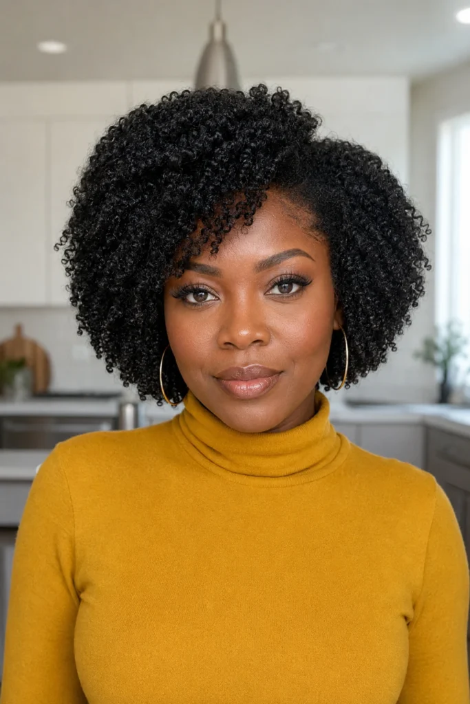 The Razored Inverted Bob for 4c Curls