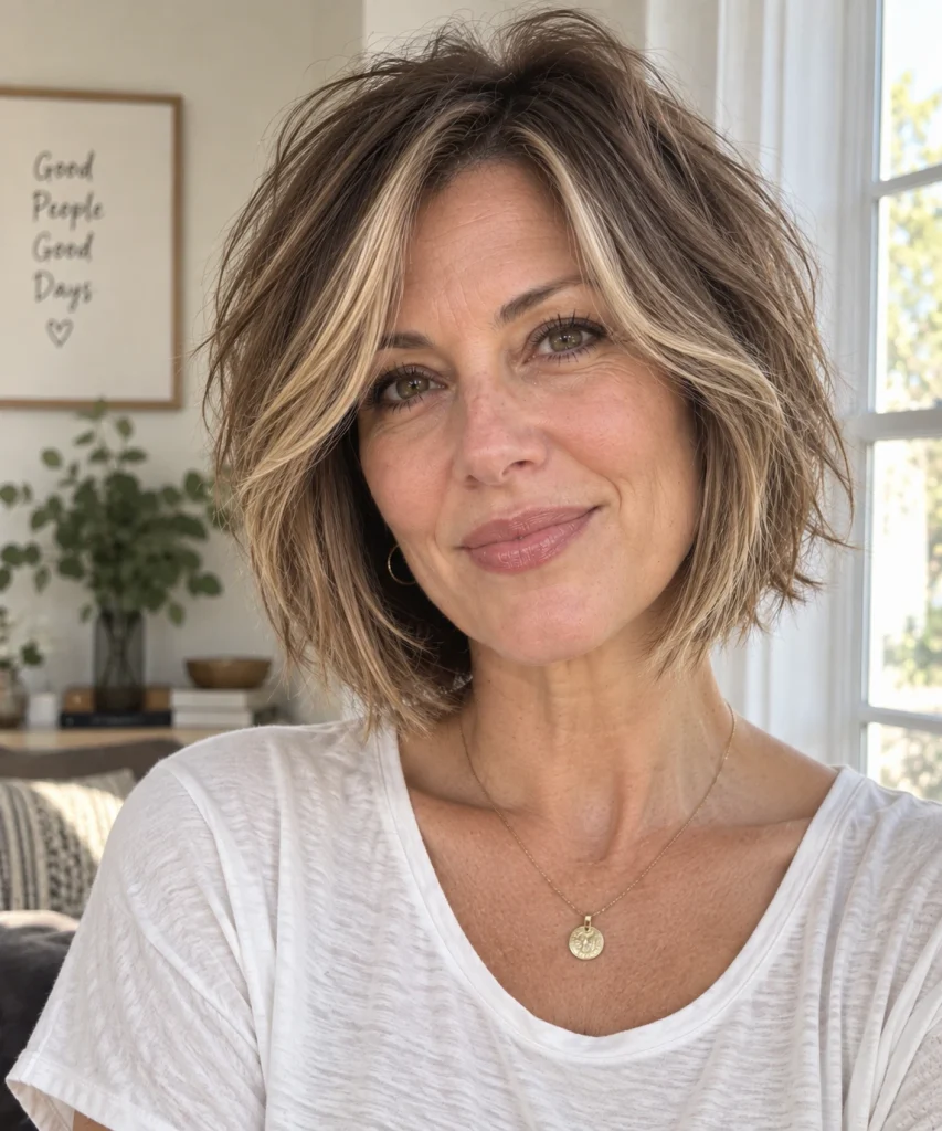 The Textured Bob With Face-Framing Pieces