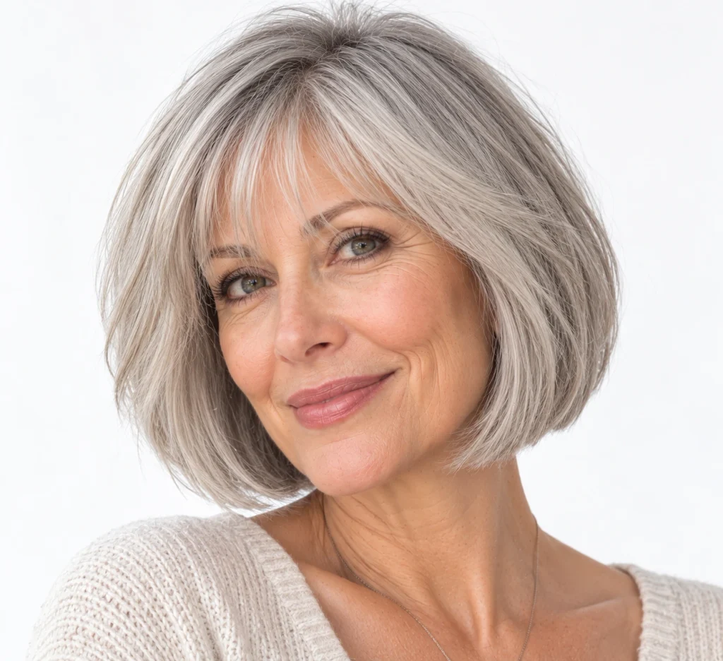 The Wispy Fringe Bob