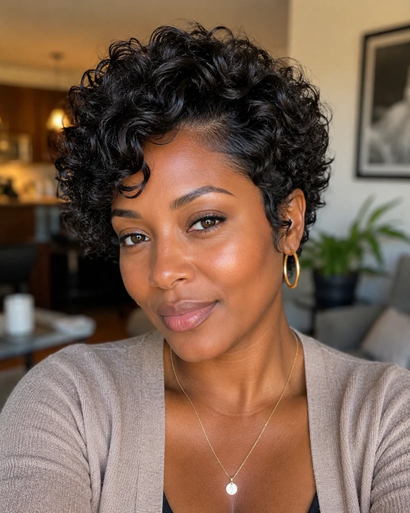 Perm on Short Natural Black Hair