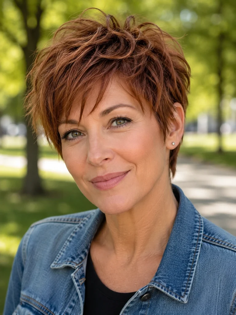 Choppy Layered Pixie