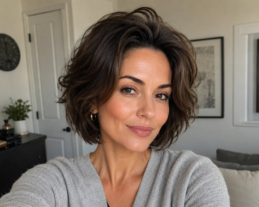 Root Perm for Short Hair Volume