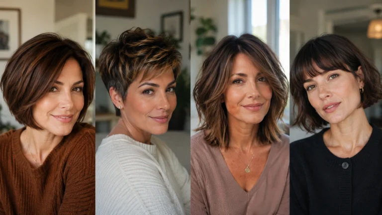 Short Brown Hairstyle Ideas