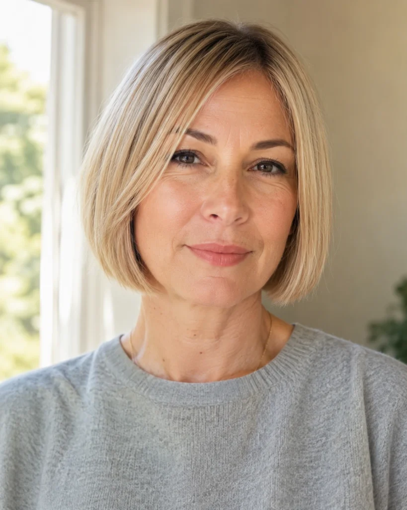 The Blunt Bob for Thinning Hair