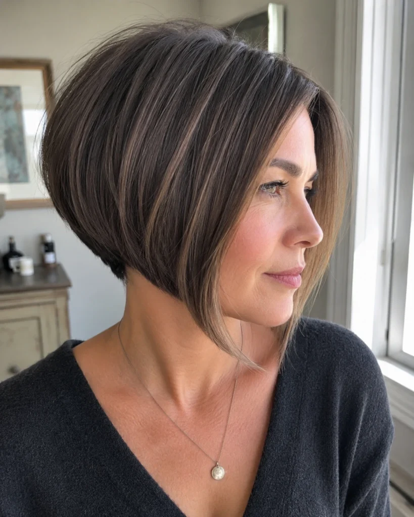 The Inverted Bob for Thin Hair