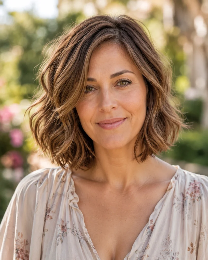 The Wavy Bob for Fine Hair