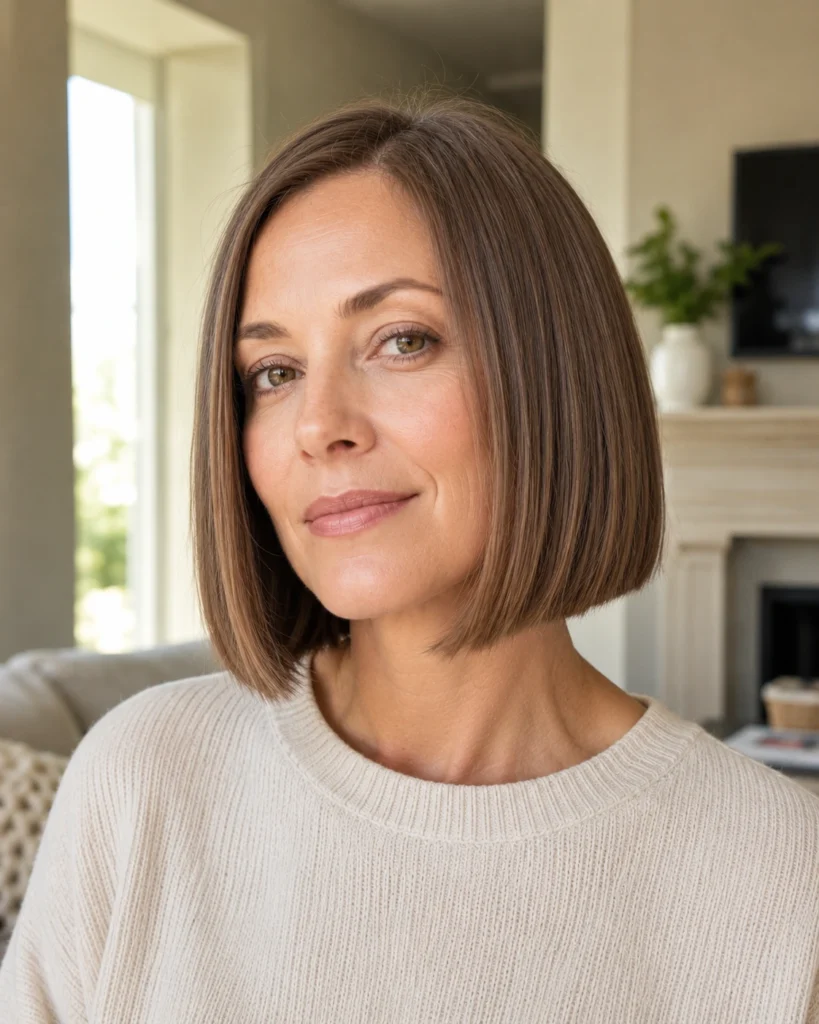 The Blunt Chin-Length Bob