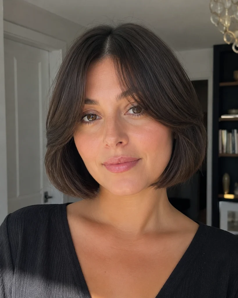 The Curtain Bang Bob