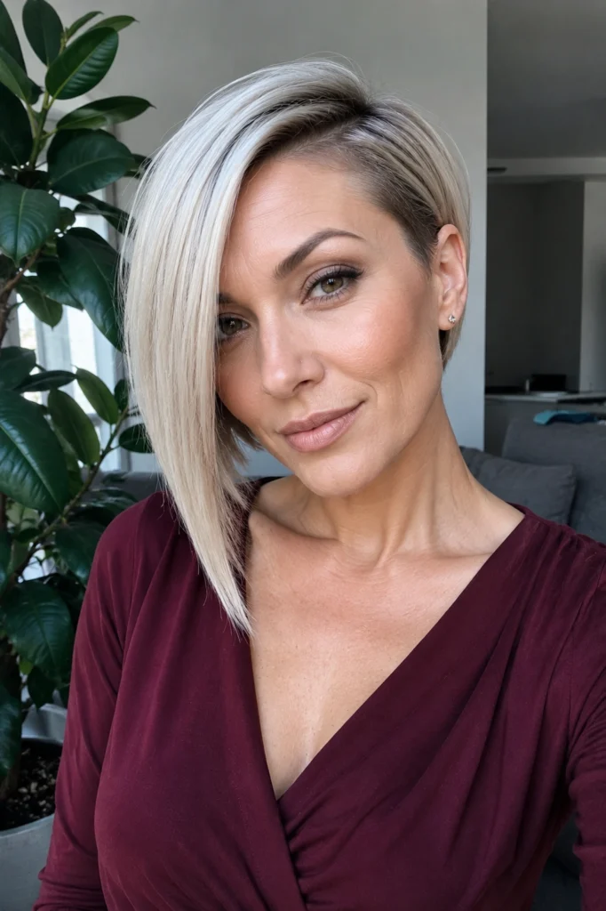 Asymmetrical Bob for Fine Hair