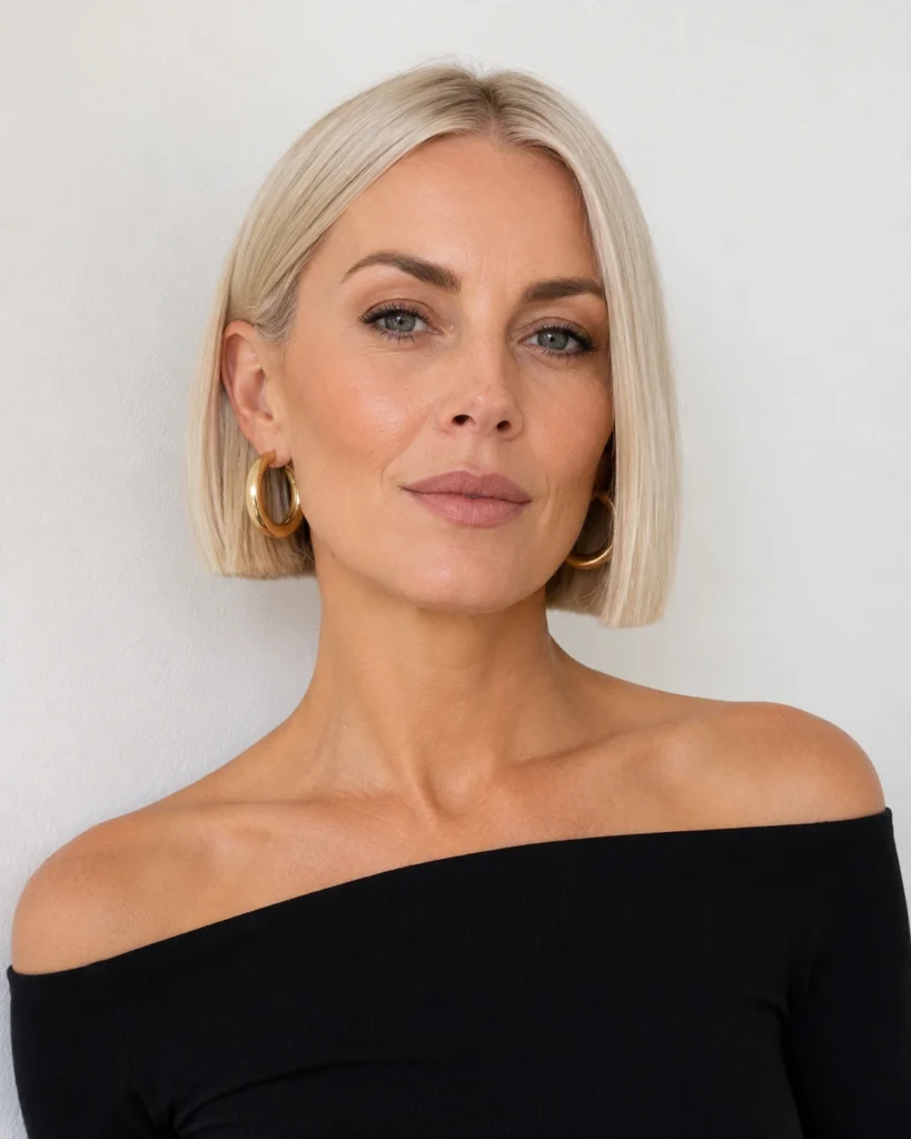Blunt Micro Bob for Fine Hair