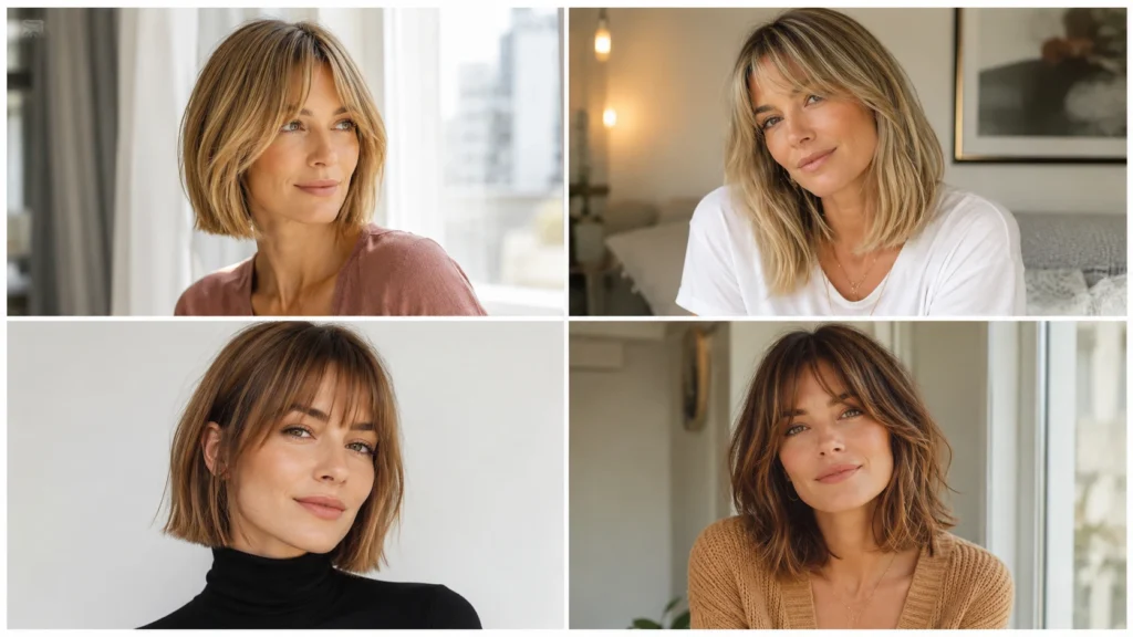 Bob Haircuts with Bangs for Fine Hair