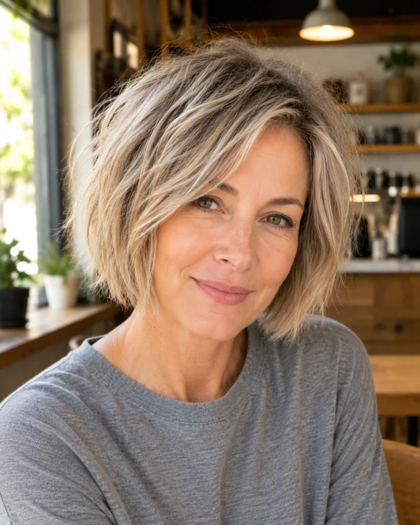 Choppy Textured Bob