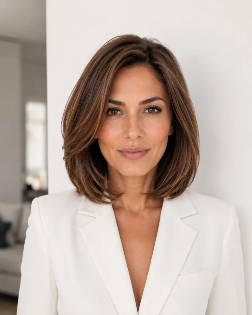 Classic Fine Hair Shoulder Length Bob