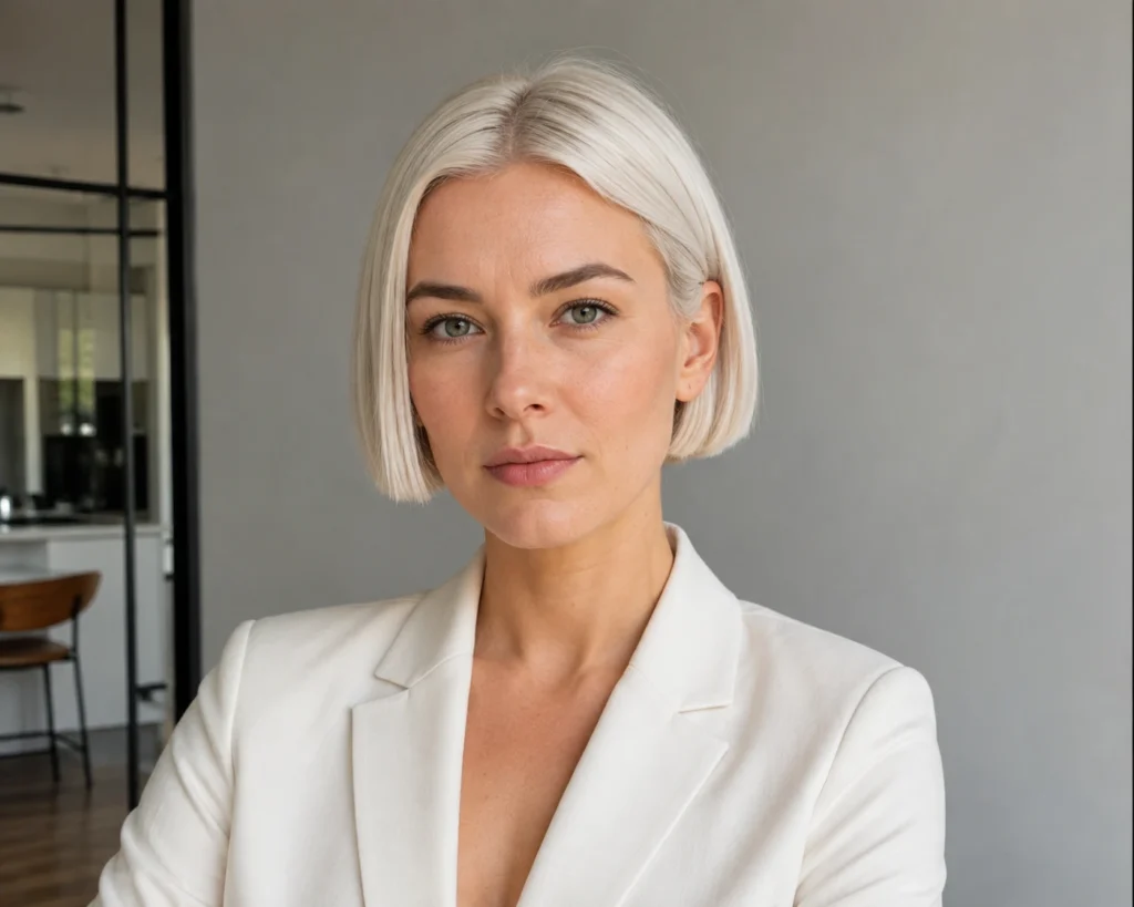 Ear-Length Bob for Fine Hair