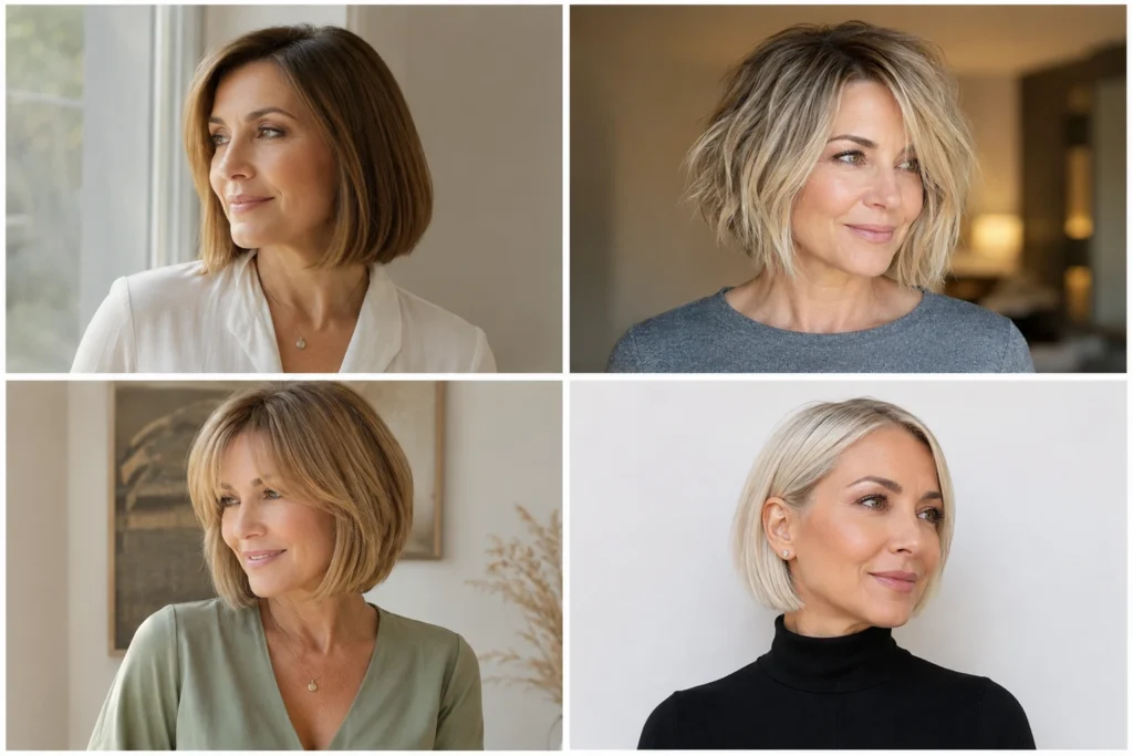 Flattering Short Bob Haircuts for Fine Hair