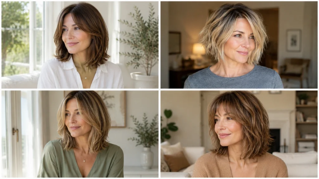 Layered Bob haircuts for Thin Hair