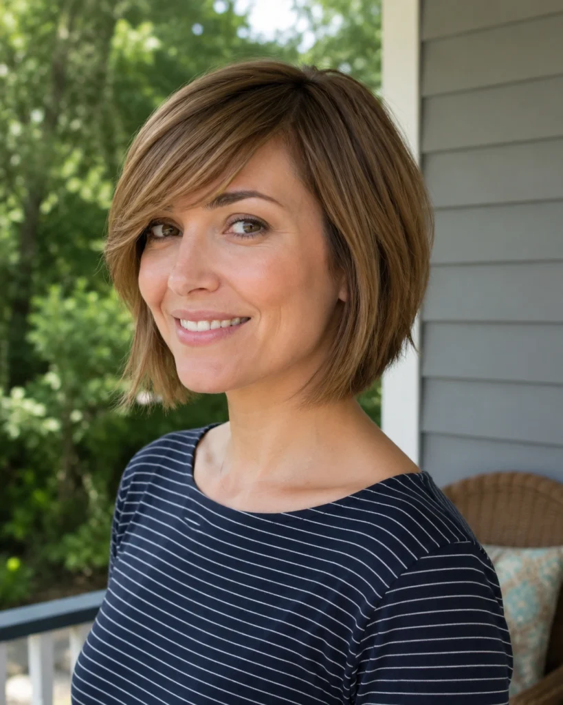 Short Bob with Bangs for Fine Hair