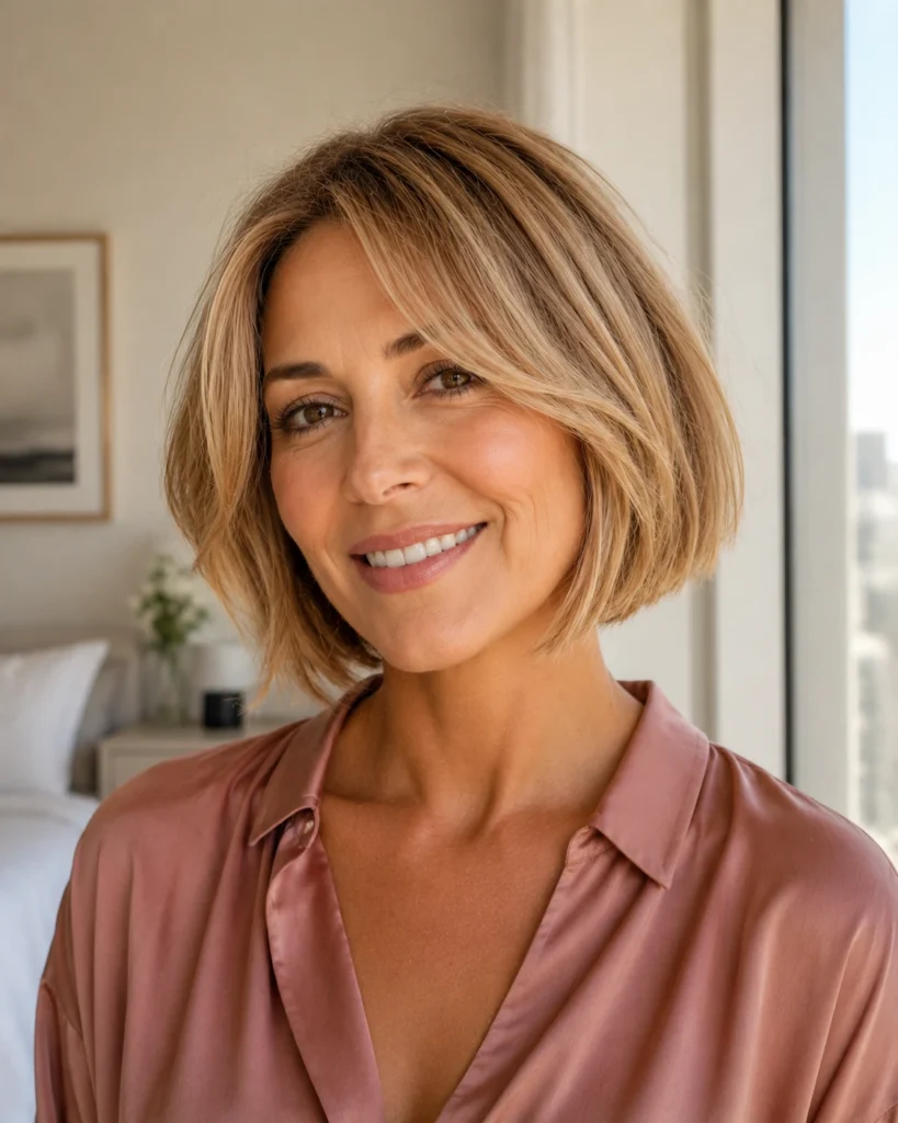Short Bob with Face-Framing Layers