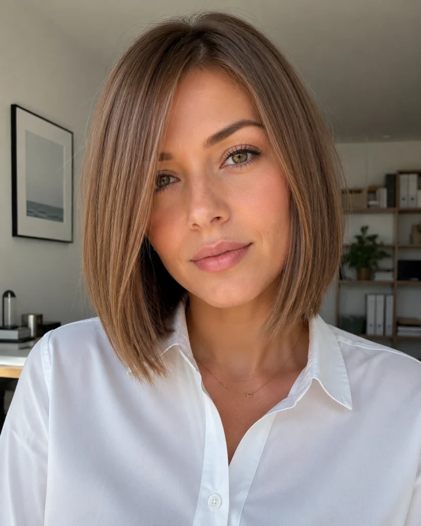 Straight Sleek Choppy Bob