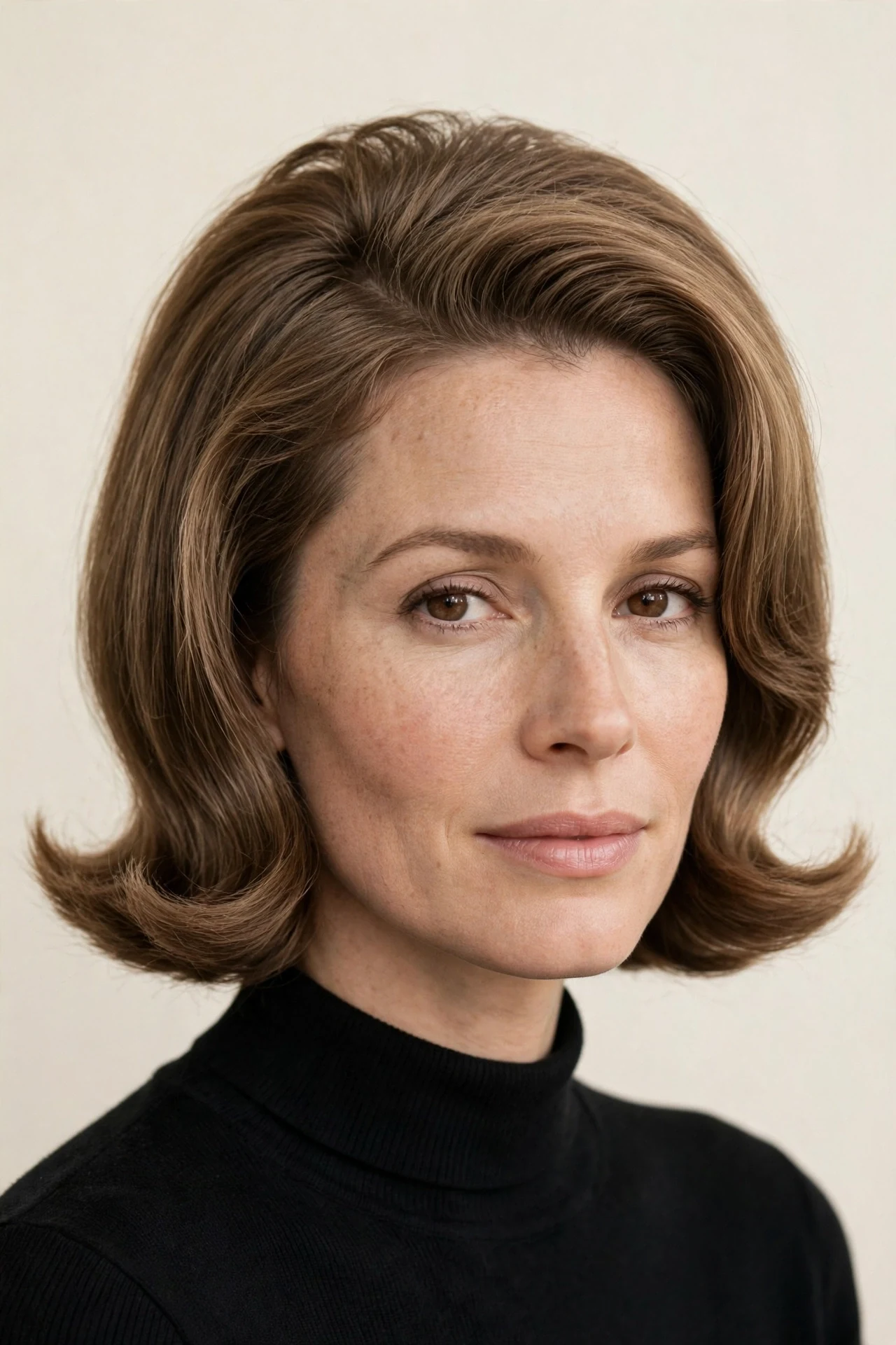 60s bob haircut for fine hair with crown volume