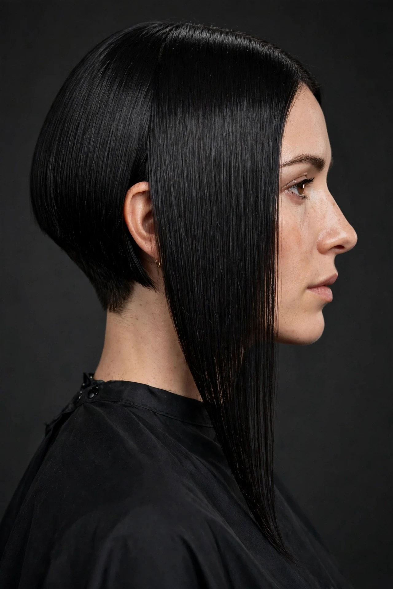 Dramatic A-line lob with a steep sharp angle