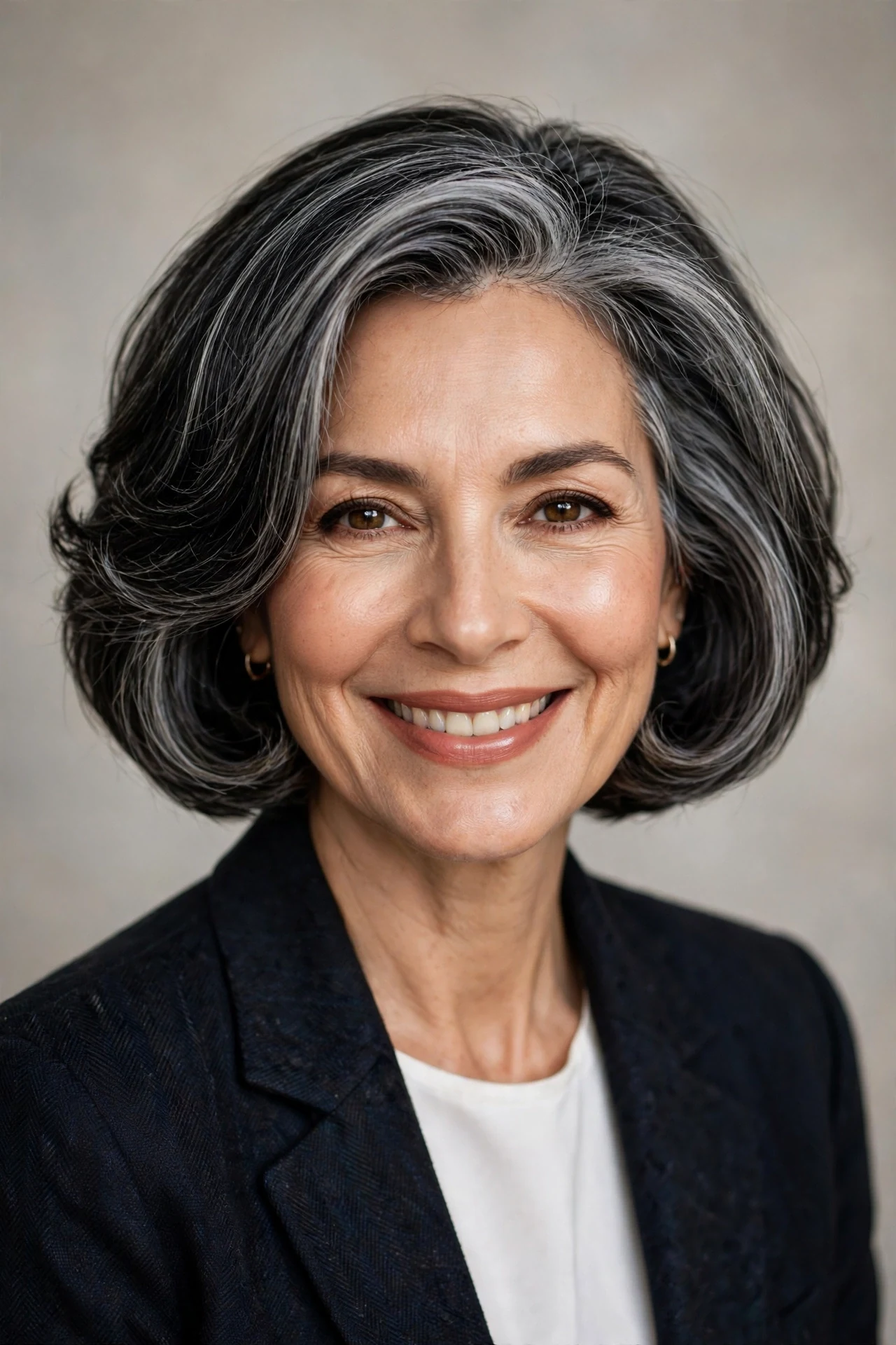 Bubble bob for women over 50 with soft lifting volume