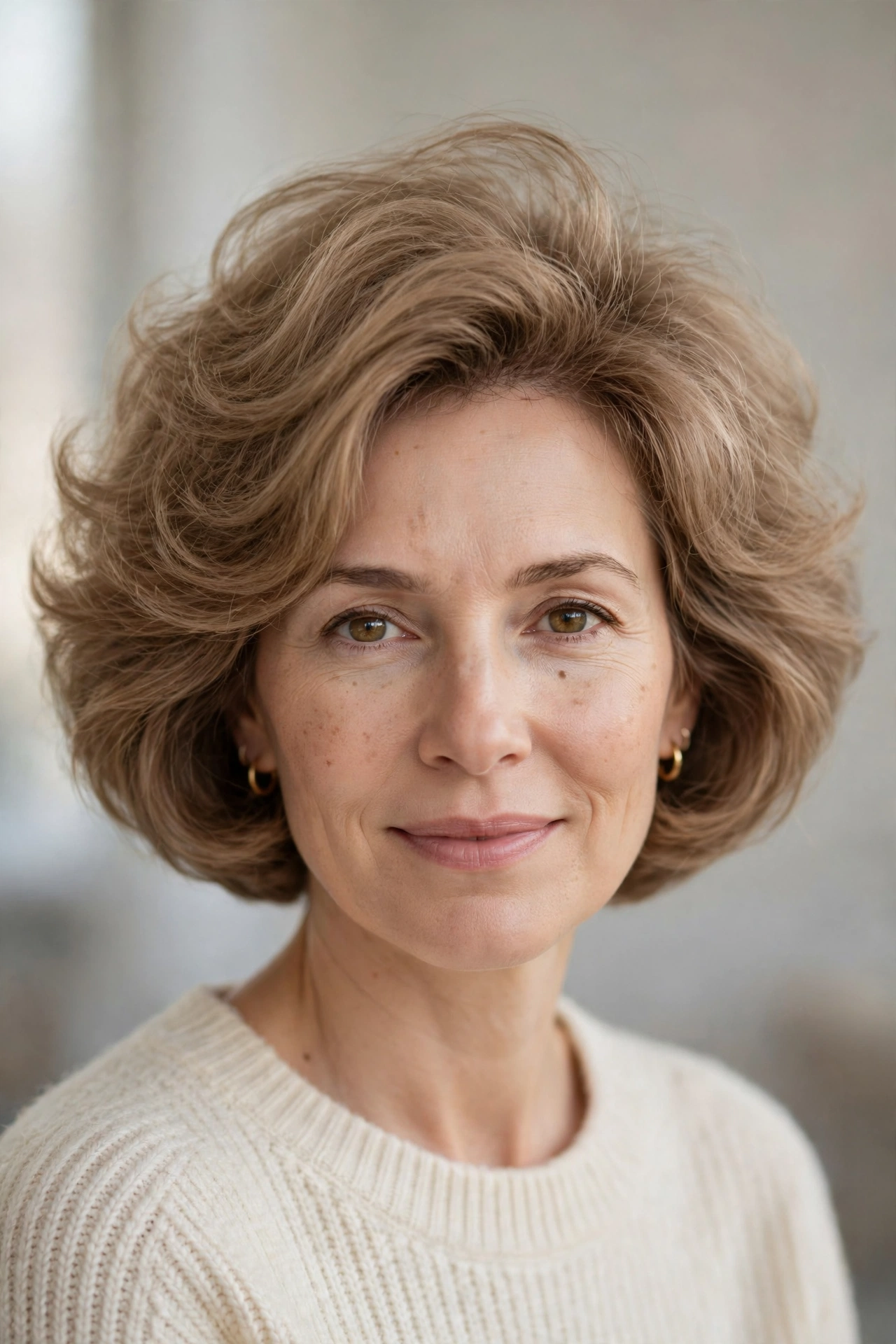 Cloud bob for fine hair with root volume